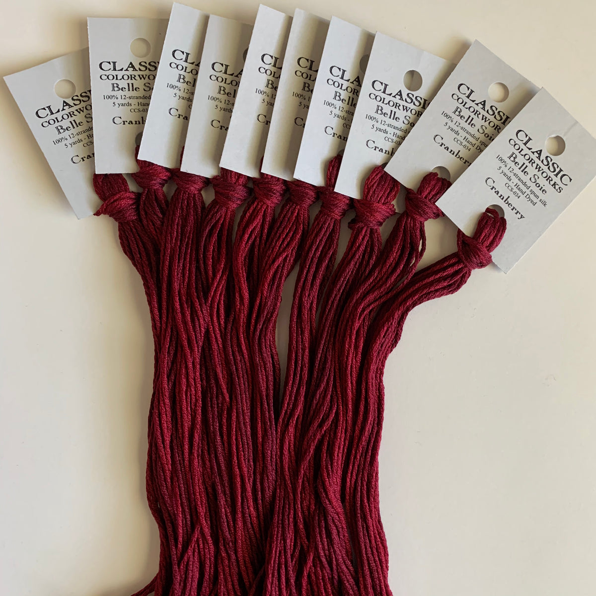 Cranberry Silk Ribbon in Gauze, Naturally Dyed