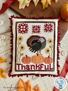 A Turkey's Thanks by Luminous Fiber Arts Cross Stitch Pattern