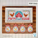 Farm Fresh Eggs by Luminous Fiber Arts DIGITAL PDF Pattern