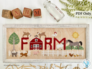 Farm by Luminous Fiber Arts DIGITAL PDF Pattern