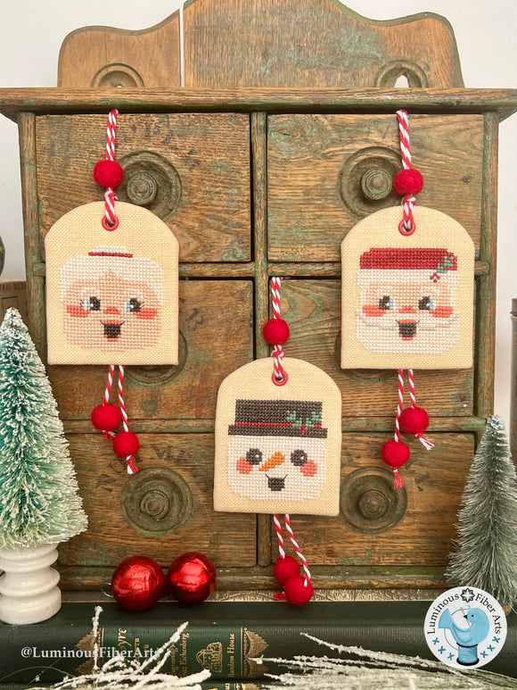 PRE-ORDER: Merry Minikins by Luminous Fiber Arts Cross Stitch Pattern