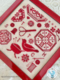 PRE-ORDER: A Stitcher's Quaker by Luminous Fiber Arts Cross Stitch Pattern