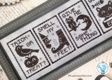 PRE-ORDER: Trick or Treat by Luminous Fiber Arts Cross Stitch Pattern