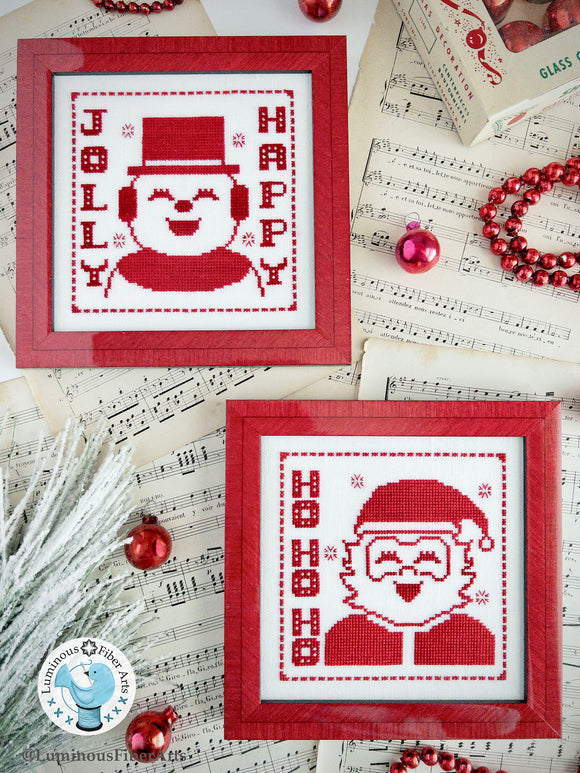 PRE-ORDER: A Vintage Little Christmas by Luminous Fiber Arts Cross Stitch Pattern