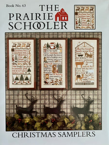 Christmas Samplers #63 (Reprint) by Prairie Schooler